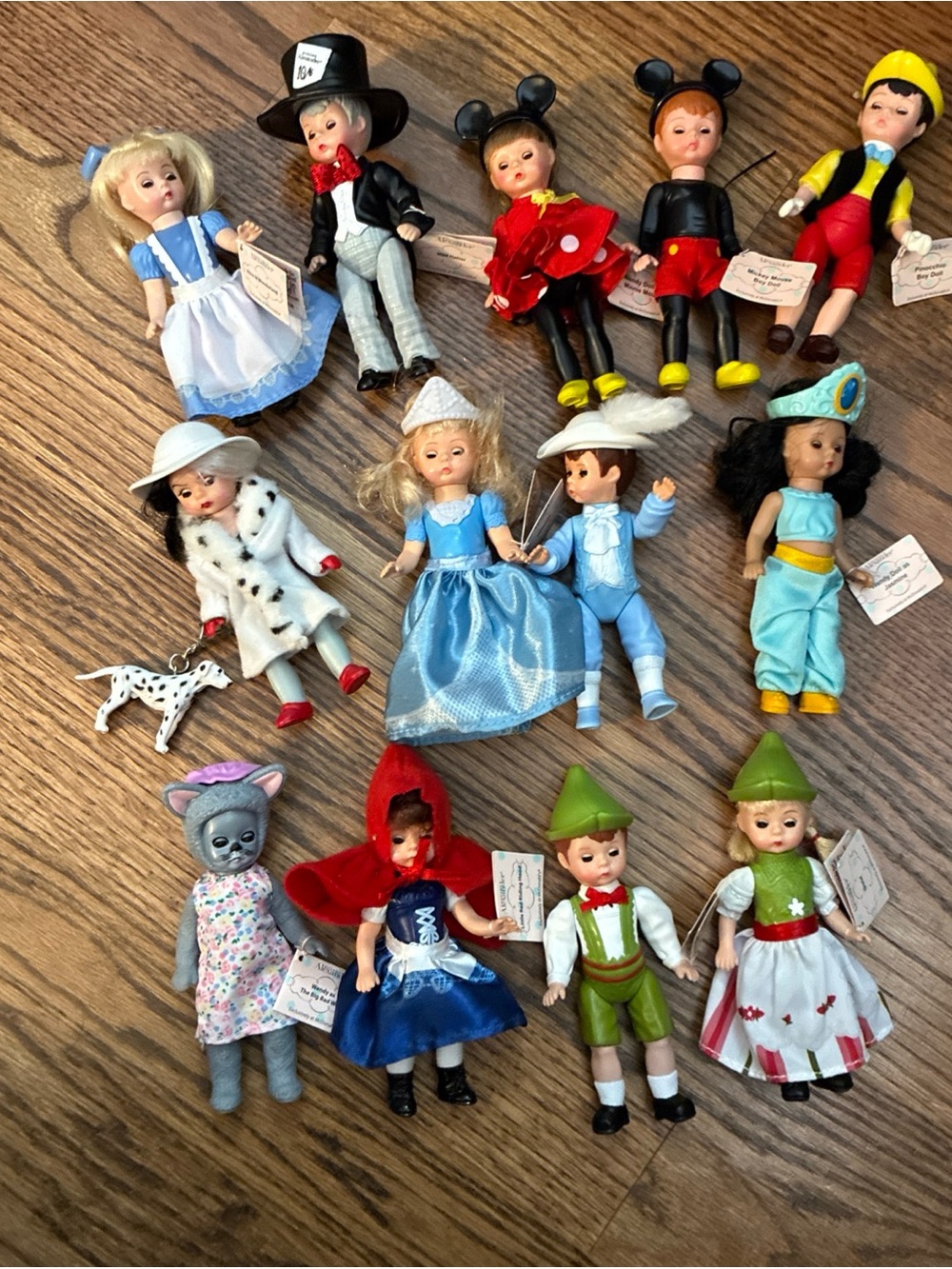 Madame Alexander McDonalds Disney Dolls Lot Of 13 Disney Mickey Fairy Tales